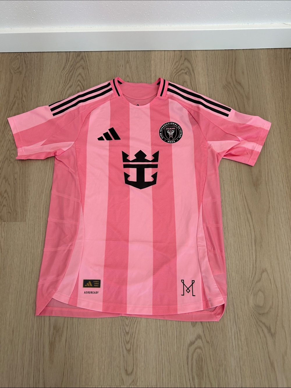 Adidas Lionel Messi Inter Miami world cup Soccer Argentina jersey pink/black M